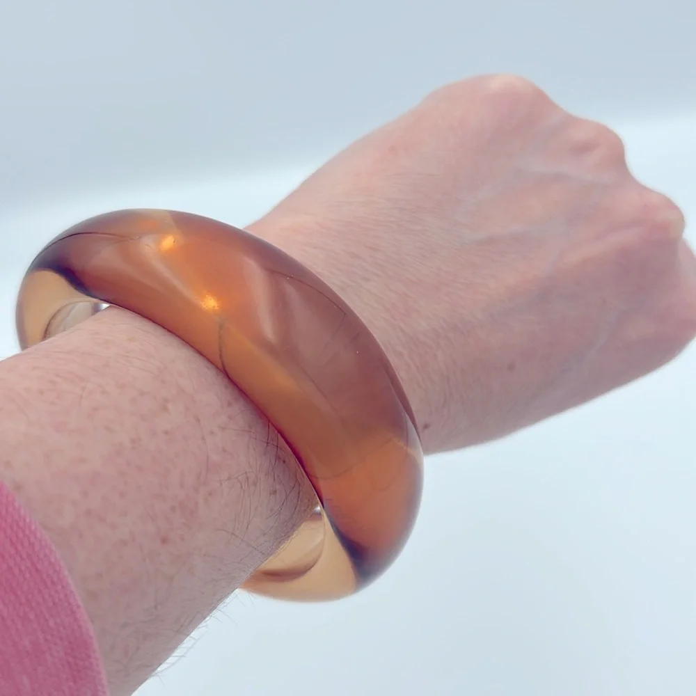 Authentic Furla Resin Bangle Bracelet - Made in Italy